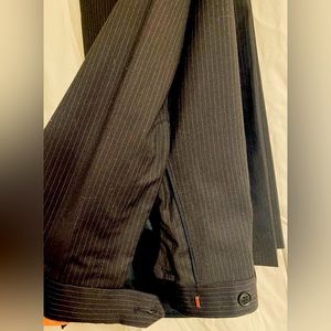 Black Pinstriped Dress Pants 30x32